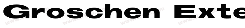 Groschen Extended字体转换